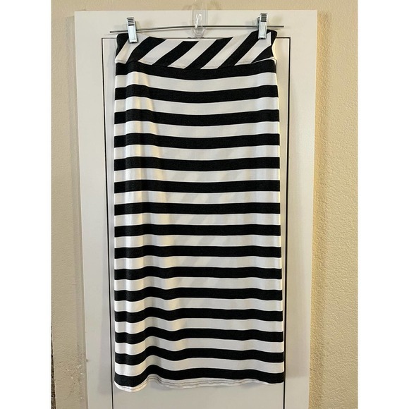 Athleta Striped Midi Skirt Size XS - Picture 4 of 6